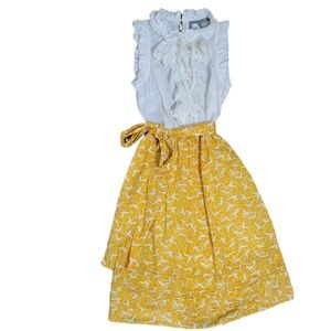 ANTHROPOLOGIE Girls From Savoy Sunny Soirée Dress 4